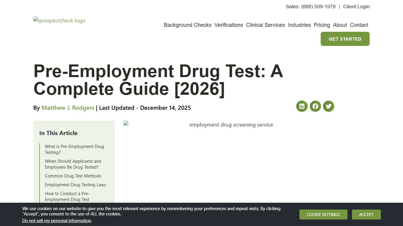 Pre-Employment Drug Test: A Complete Guide [2026]
